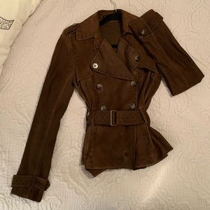 Theory Suede Leather Jacket